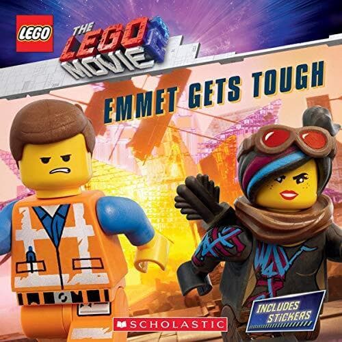 Emmet Gets Tough: The Lego Movie 2: Story With Stickers by Rusu, Meredith Paperback Book Pre-Owned English