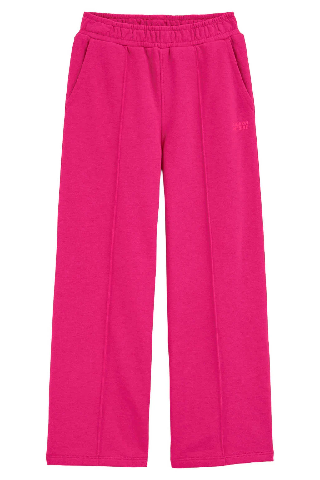 WE Fashion loose casual broek roze