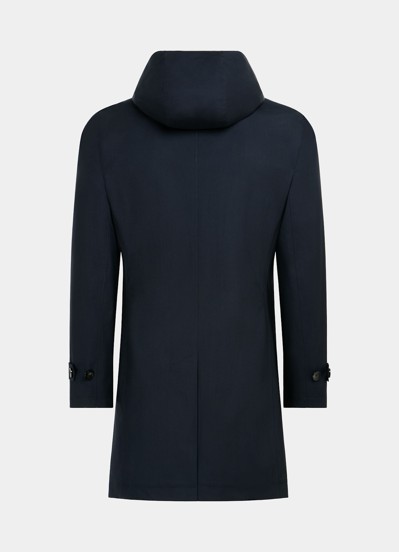 Manteau imperméable bleu marine