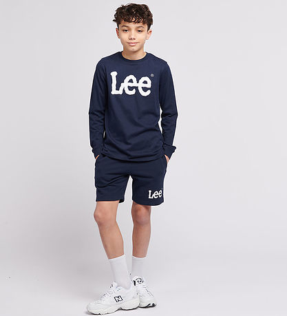 Lee Sweatshorts - WobBlå - Navy Blazer