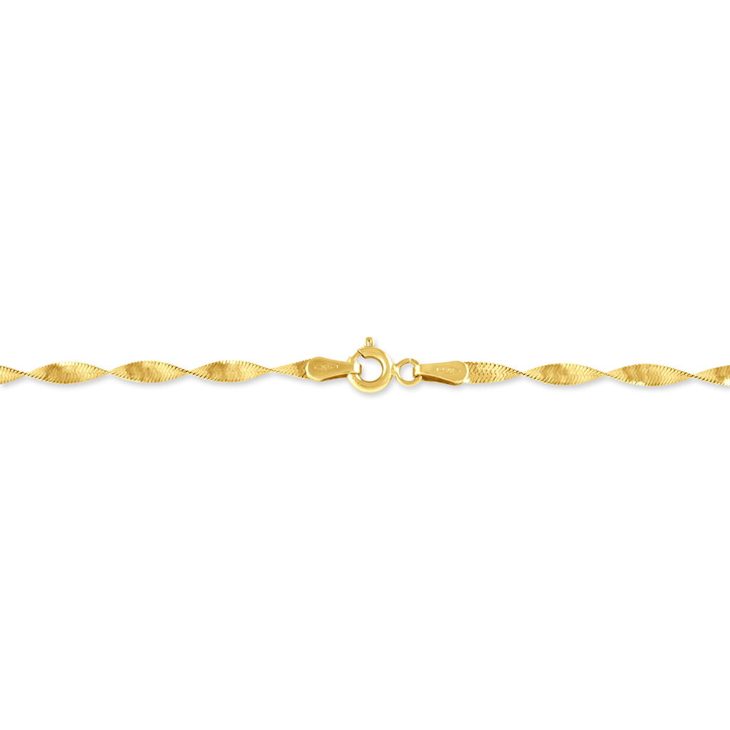 Bracelet Izar Torsadee Or Jaune