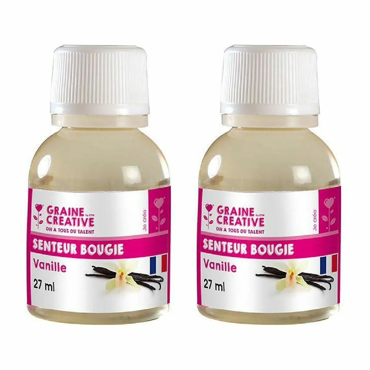 Graines Créatives Parfum Bougie Vanille 54ml