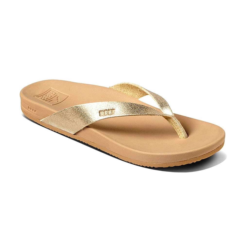 Reef CUSHION COURT - Tongs Femme tan/champagne