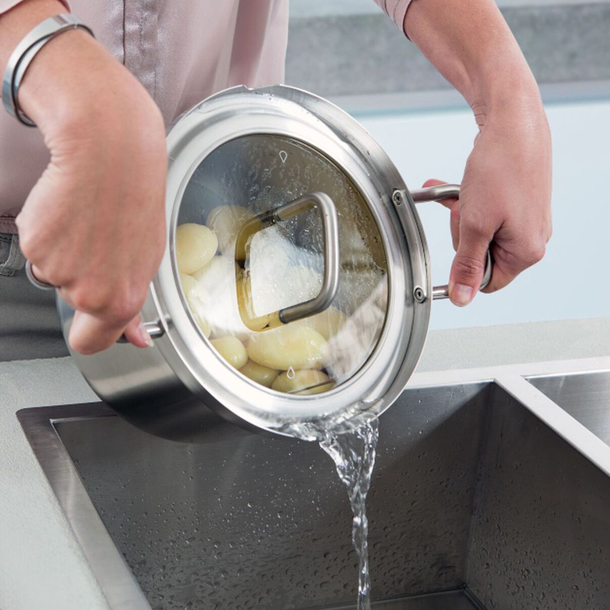 Q-linair Master Glas deksel kookpan