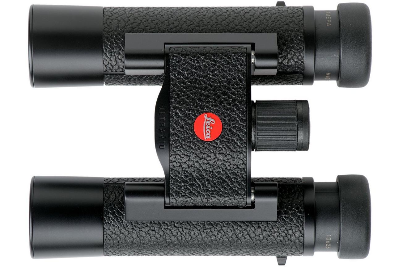 Leica ULTRAVID 10x25 verrekijker, zwart, lederen bekleding