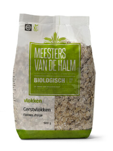 De Halm Gerstvlokken Biologisch 500GR