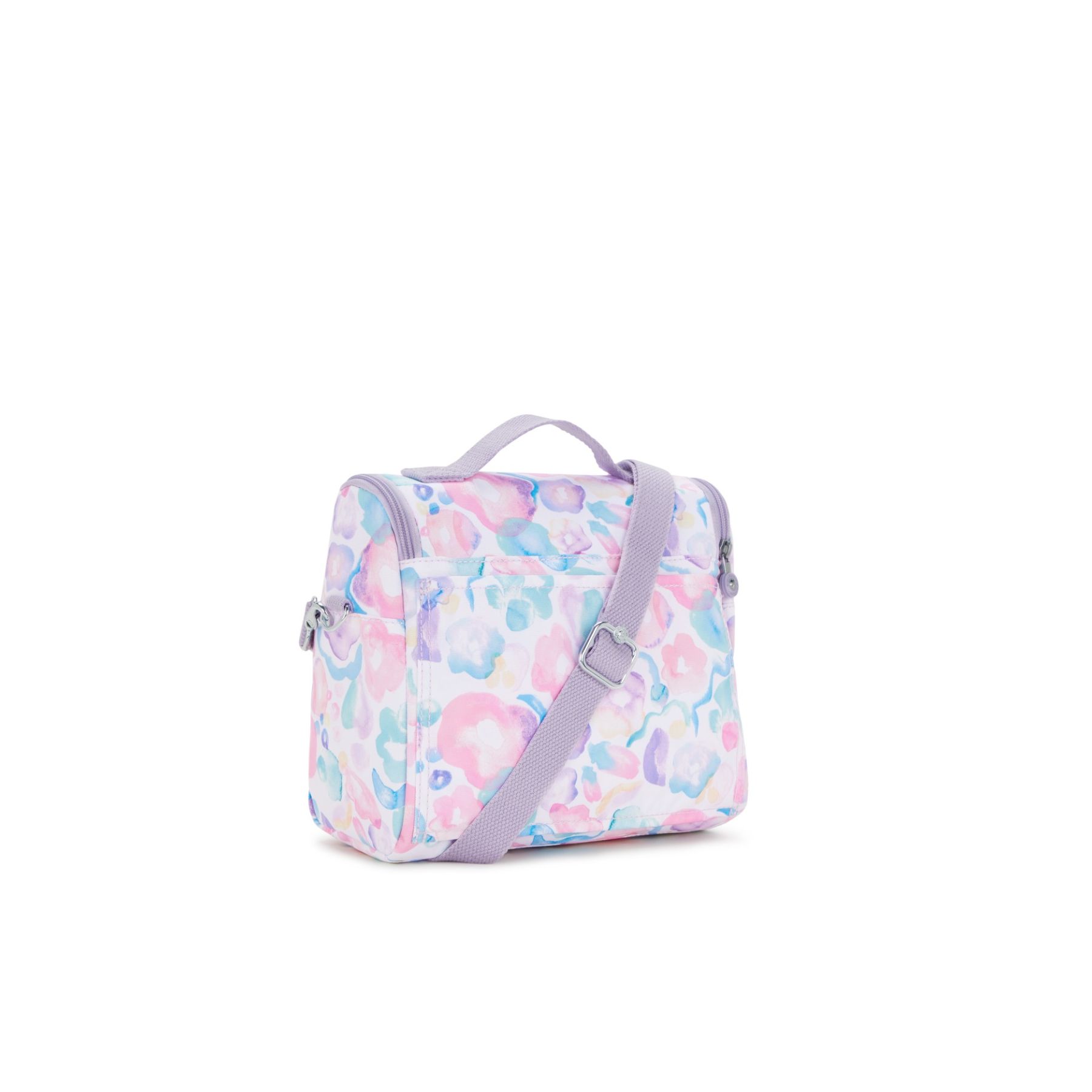 NEW KICHIROU Grand Sac Repas Isotherme avec Manchon pour Valise - Aqua Flowers