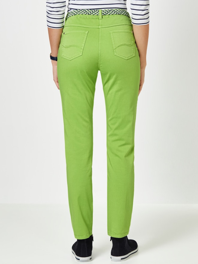 Five-Pocket-Hose Flechtgürtel