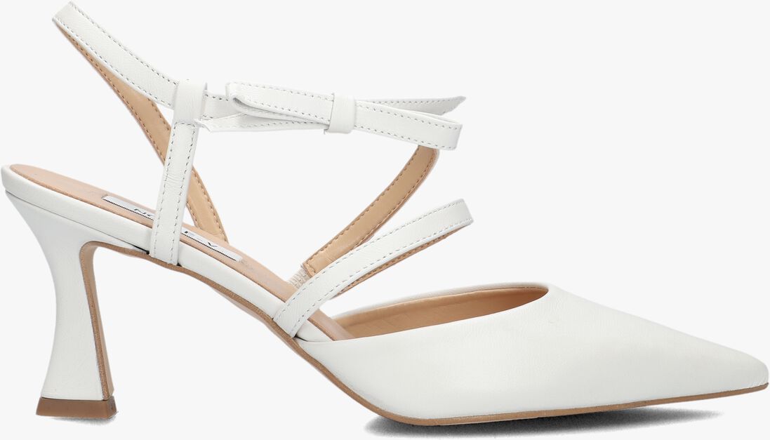 witte notre-v sandalen met hak 2722