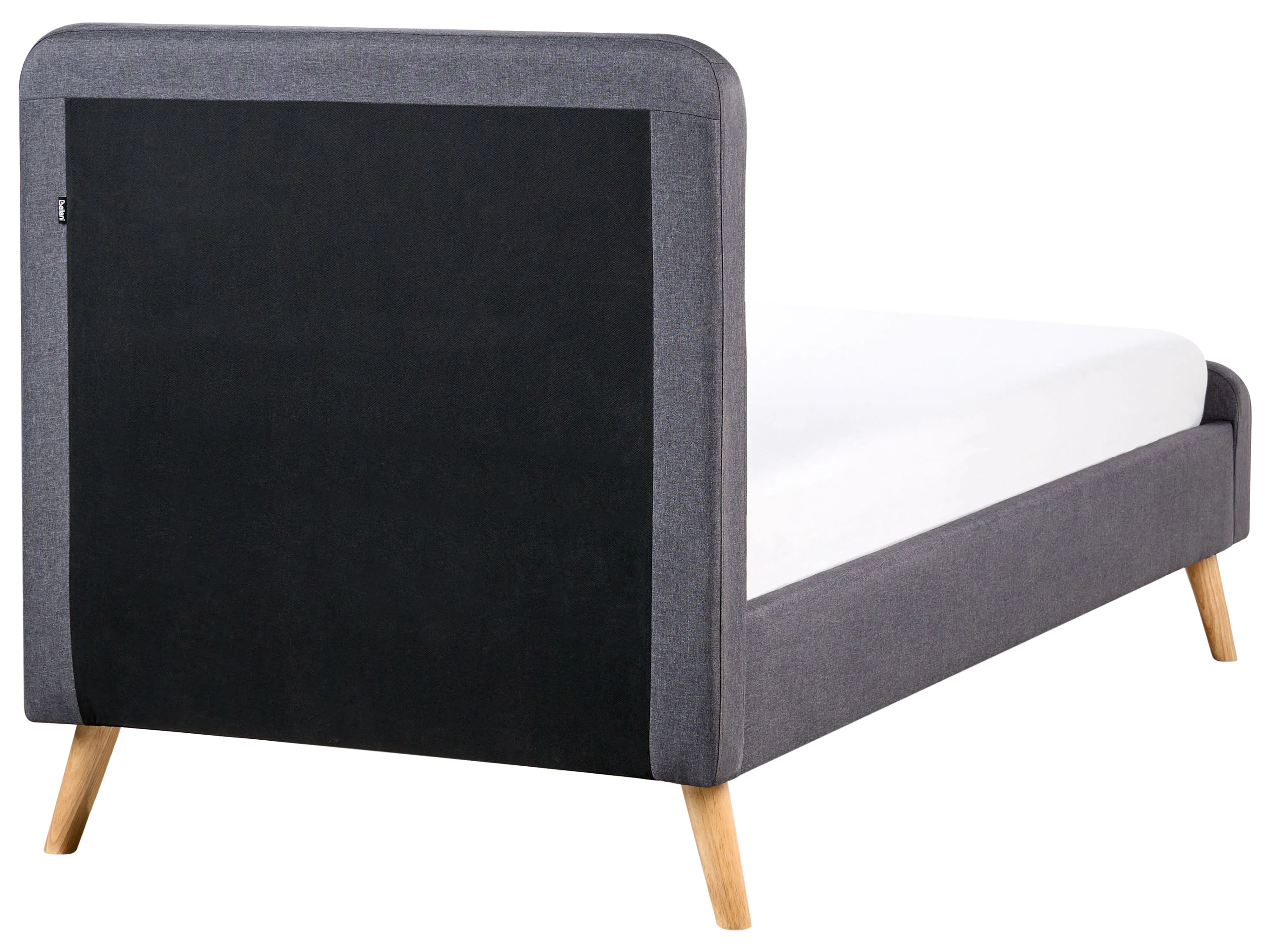 Bed Stof RENNES 90 x 200 cm Donkergrijs