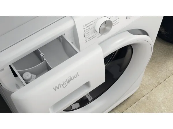 Whirlpool FFL 6238 W EE - Vaskemaskine - bredde: 59.5 cm - dybde: 57.5 cm - højde: 84.5 cm - frontbetjening - 52 liter - 6 kg - 1200 rpm - hvid