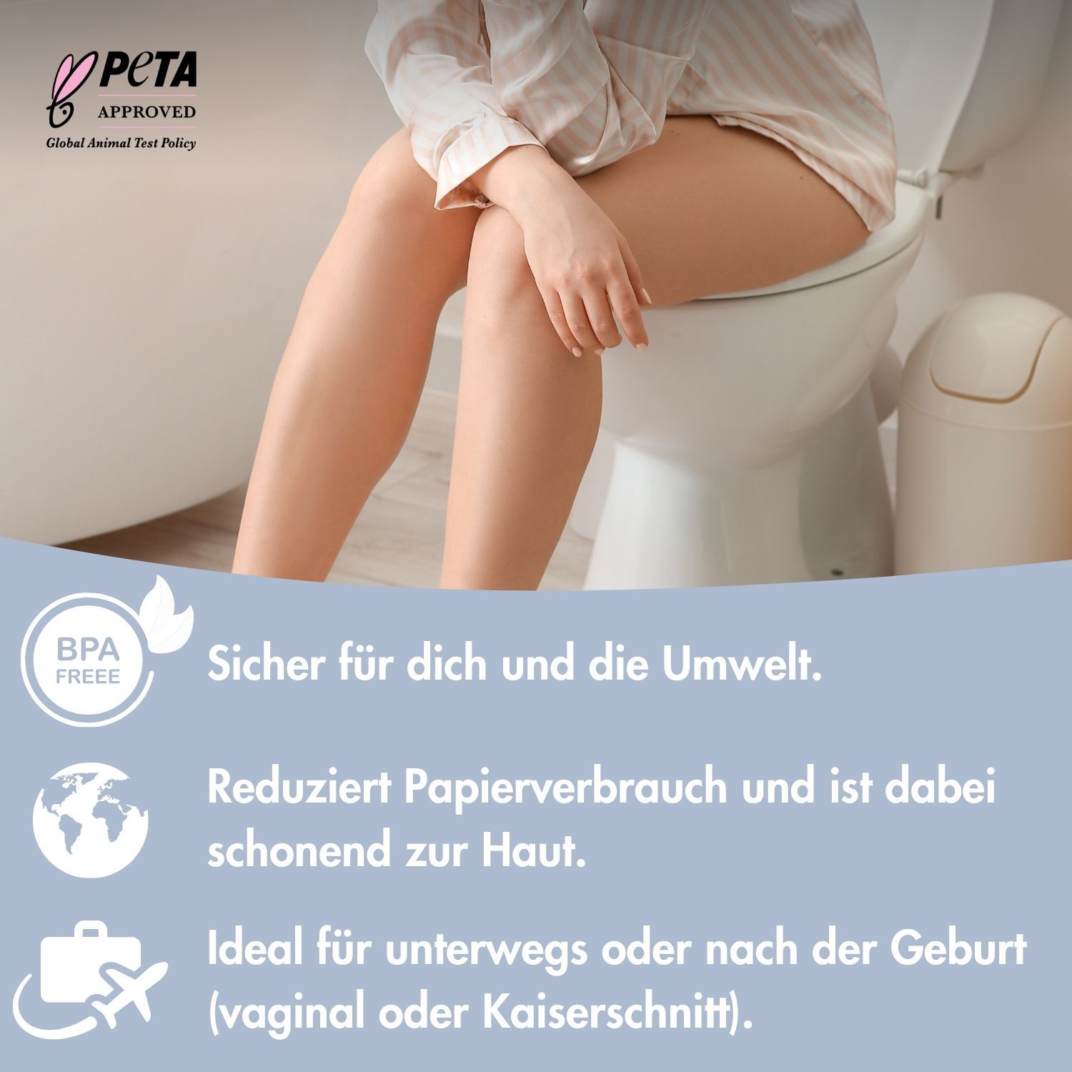 MyClarella® Intimdusche Podusche - Peri Bottle