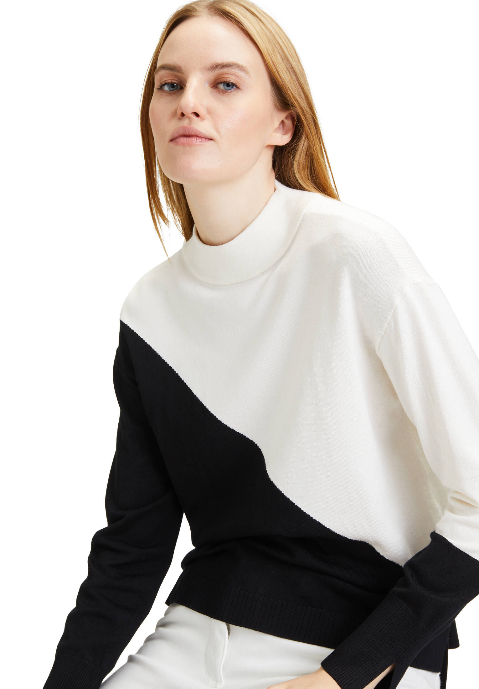 Betty Barclay| Damen Feinstrickpullover mit Color Blocking
