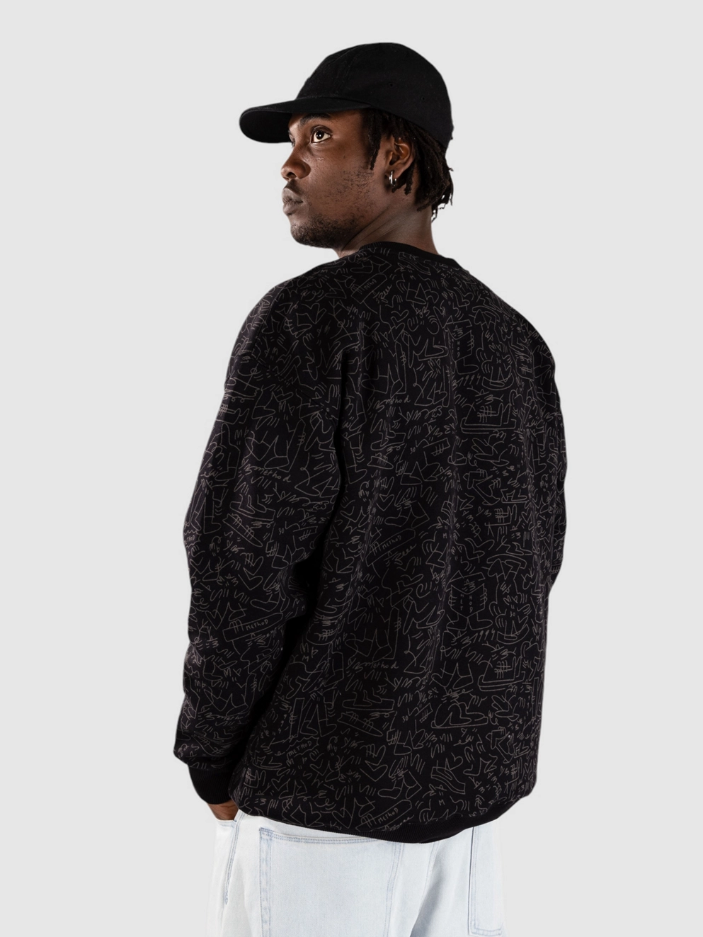 Method Mag X Lucas Crew Sweater black