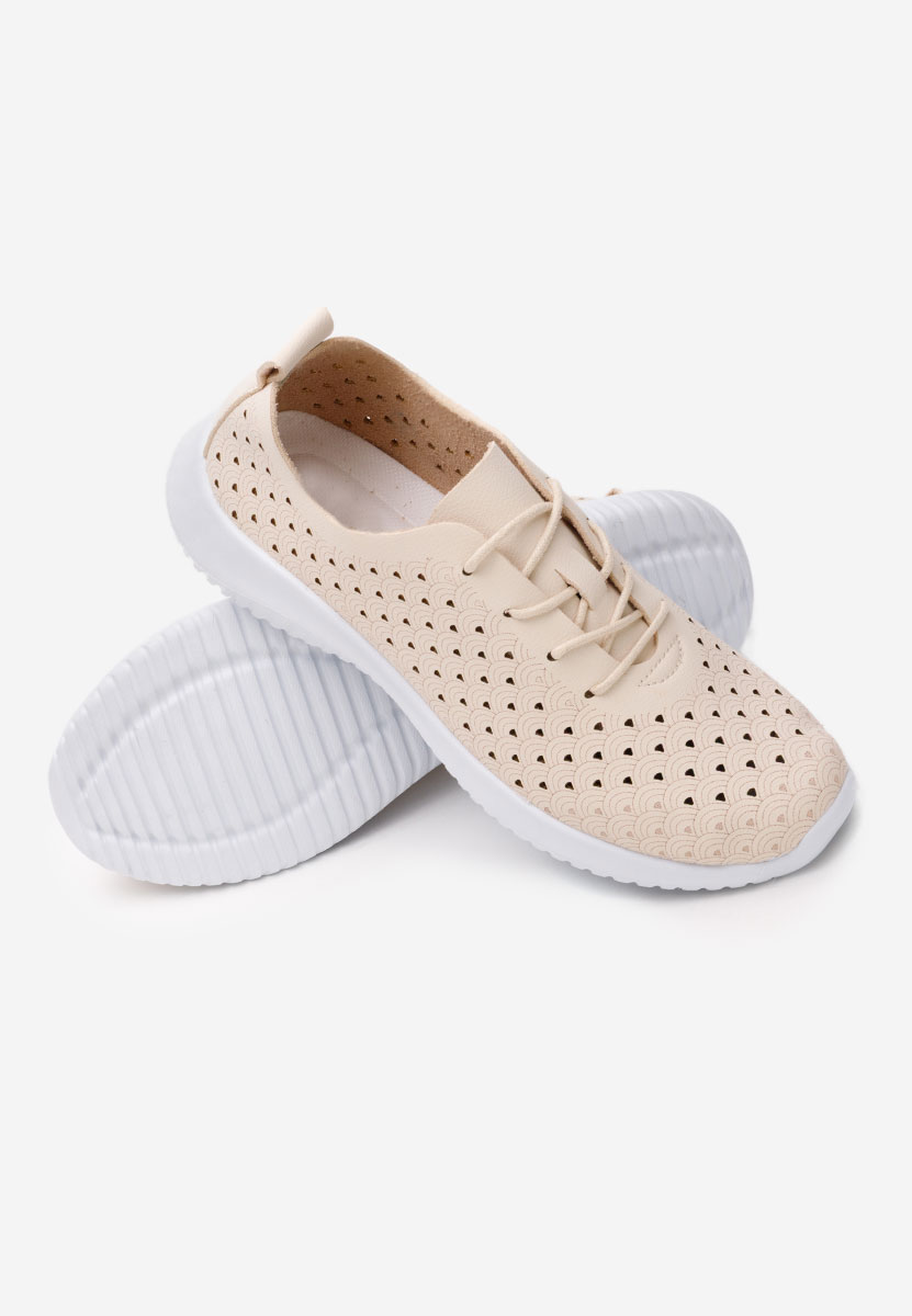 Chaussures casual femme beige Trinita