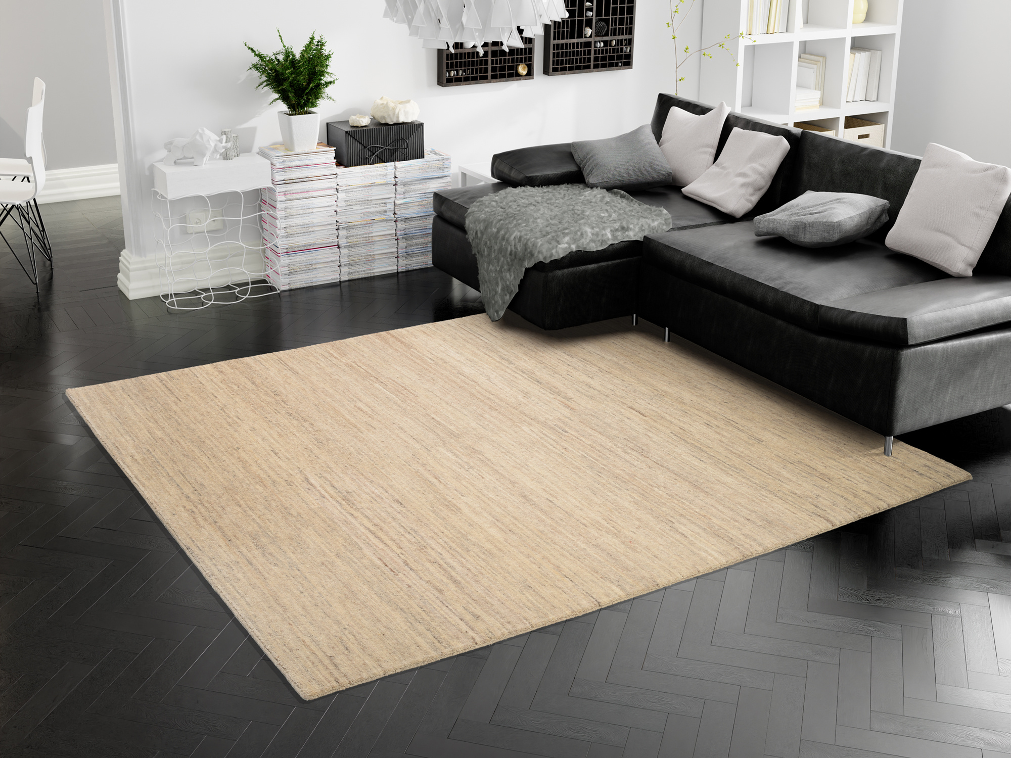 Teppich HIMALI UNI 140 x 200 cm