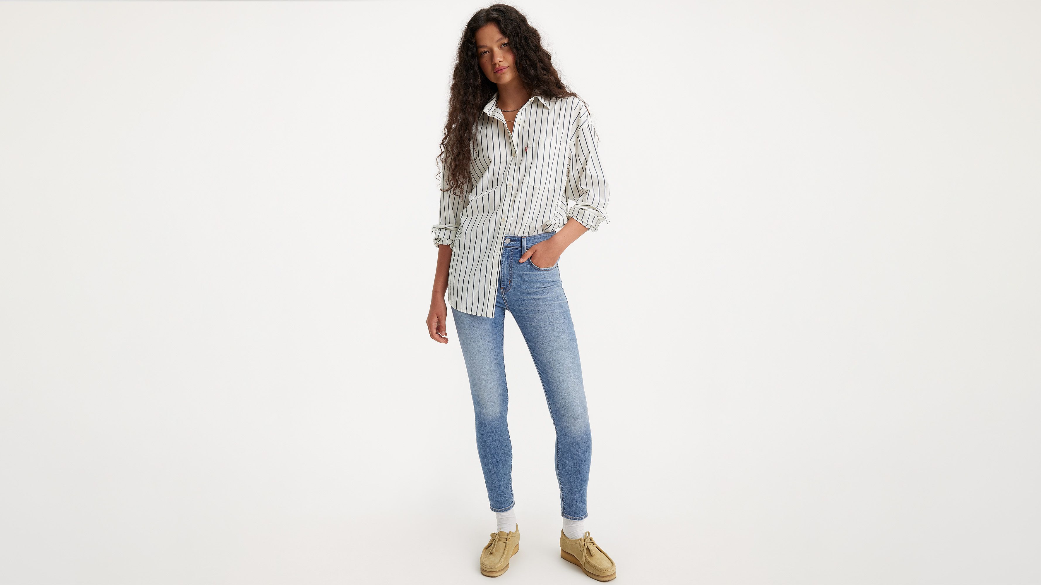 Jean 721™ taille haute Skinny Lightweight - Cool It Now You - Bleu