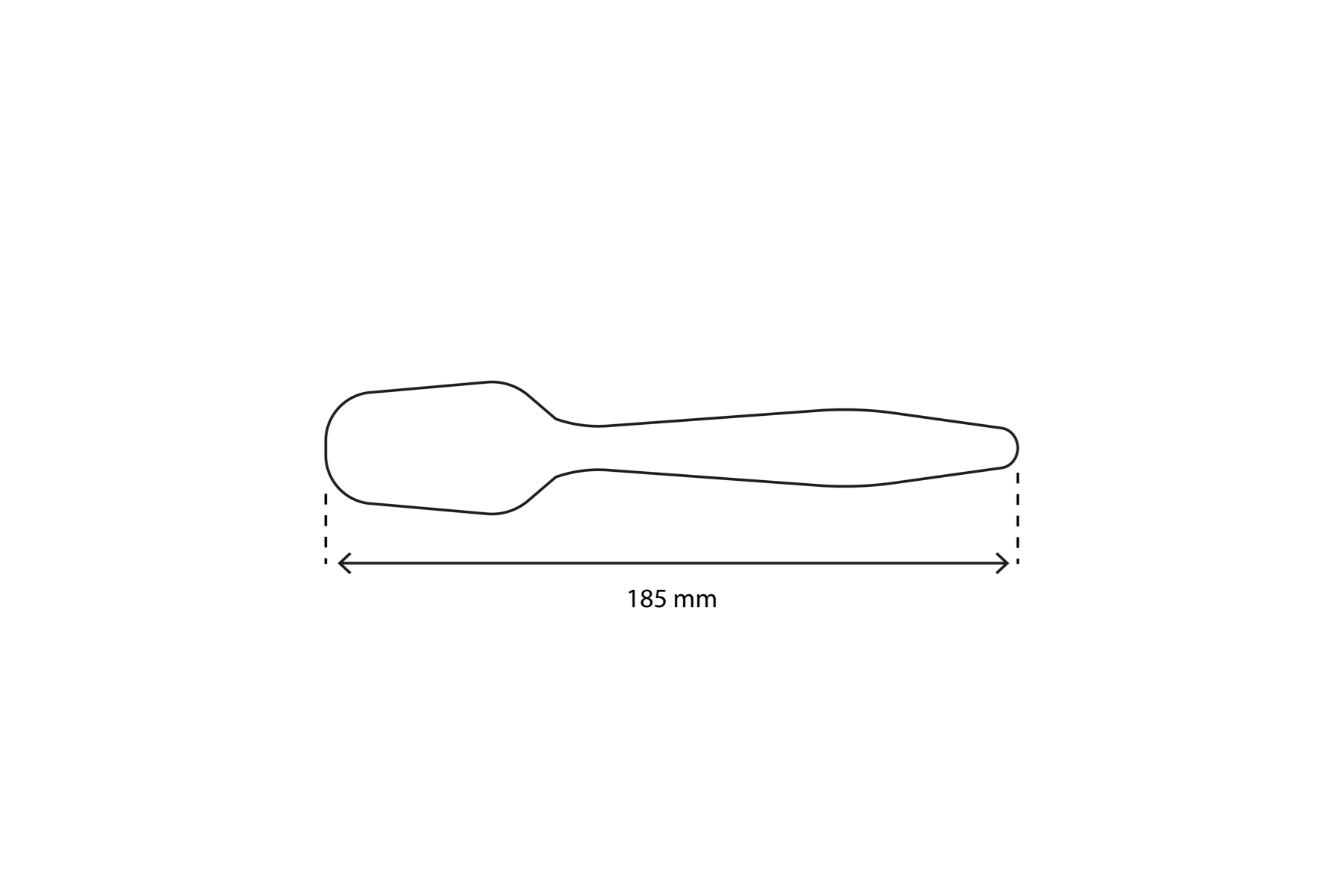 Houten lepel 185mm FSC 100% BIO