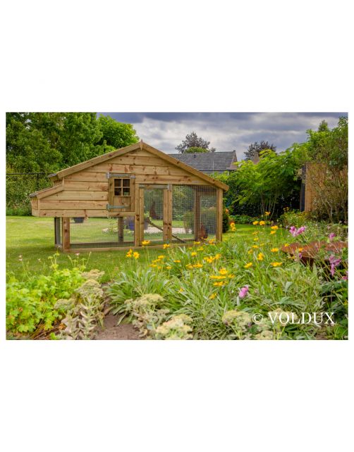 Voldux Dierenverblijf Romy Links - Dierenverblijf - 300x90x160 cm Naturel