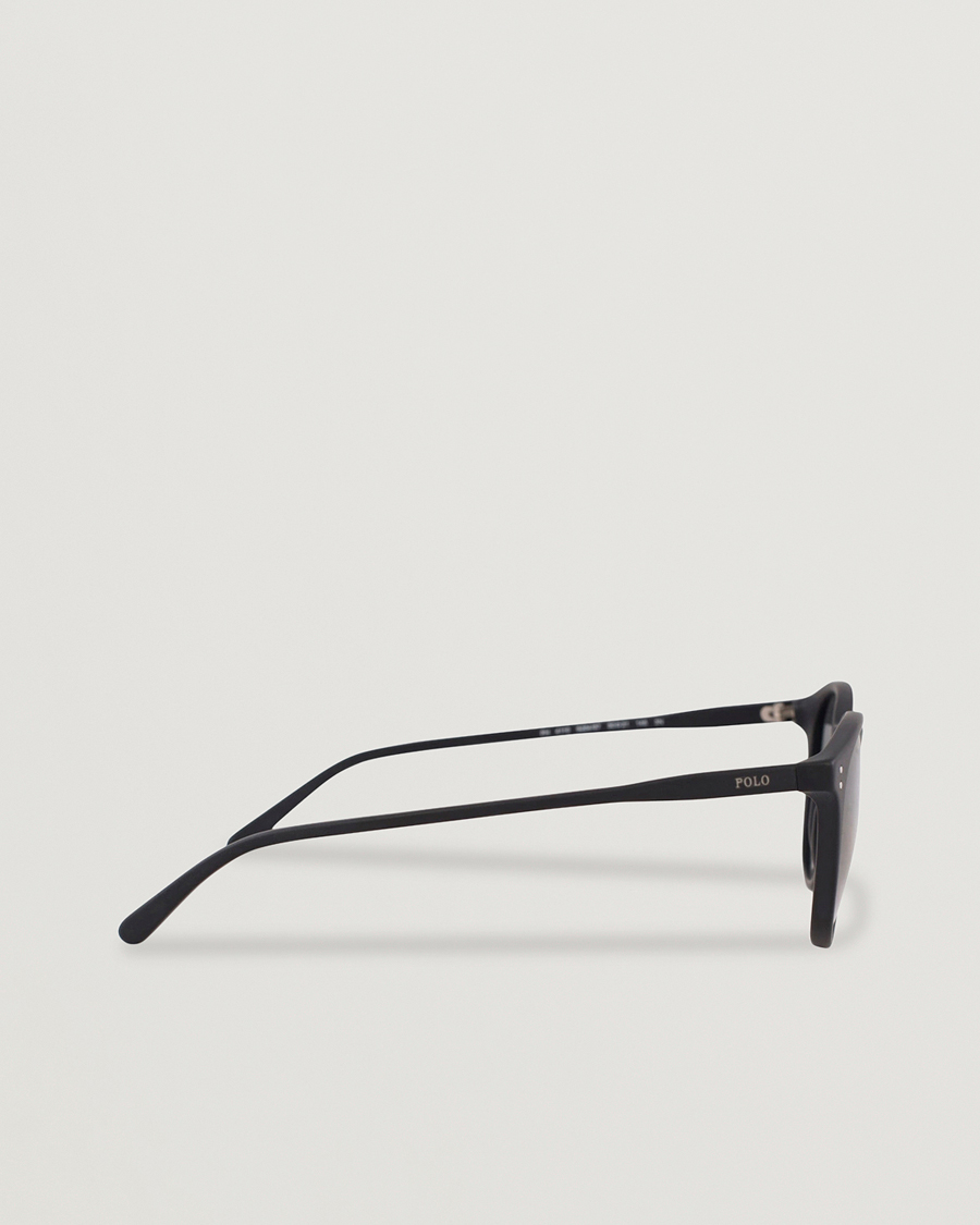 Polo Ralph Lauren 0PH4110 Round Sunglasses Matte Black