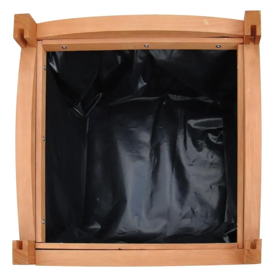 vidaXL - Houten Plantenbak - Bruin - Hout - 2 stuks