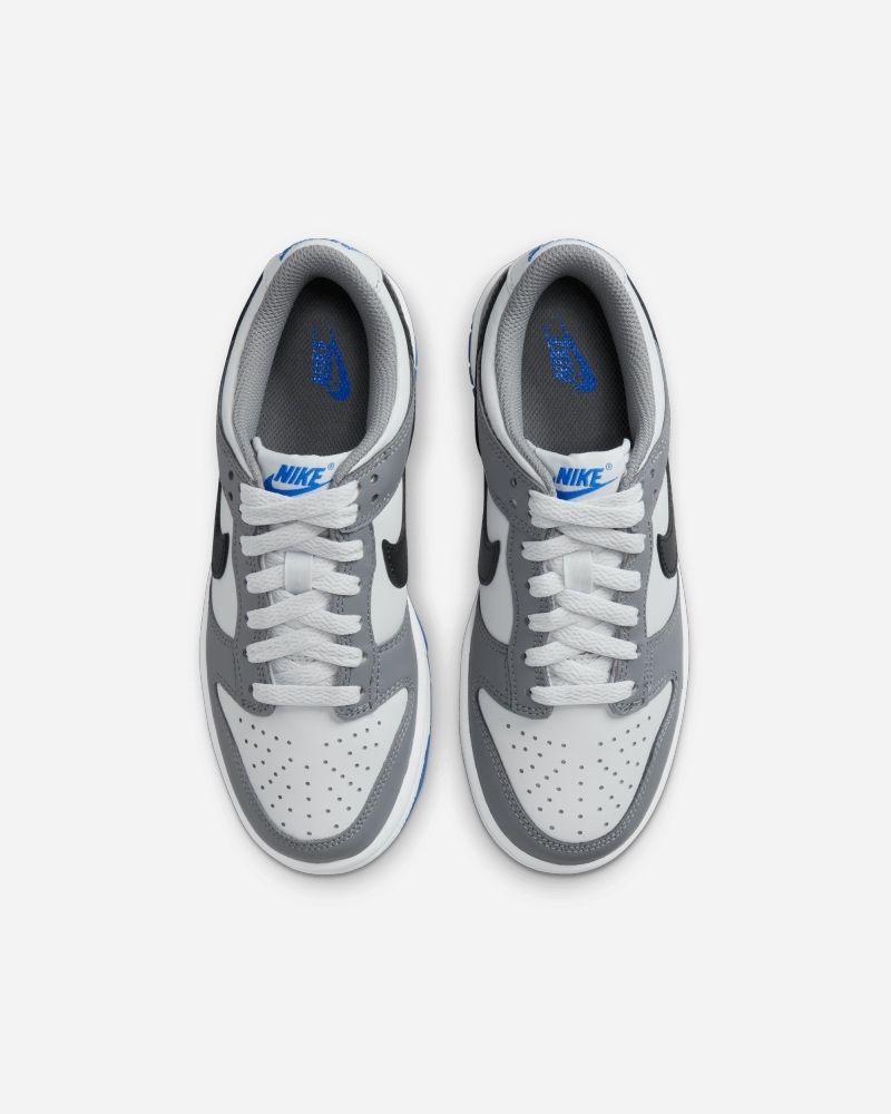 Chaussures Nike Dunk Low Gris & Noir pour enfant
