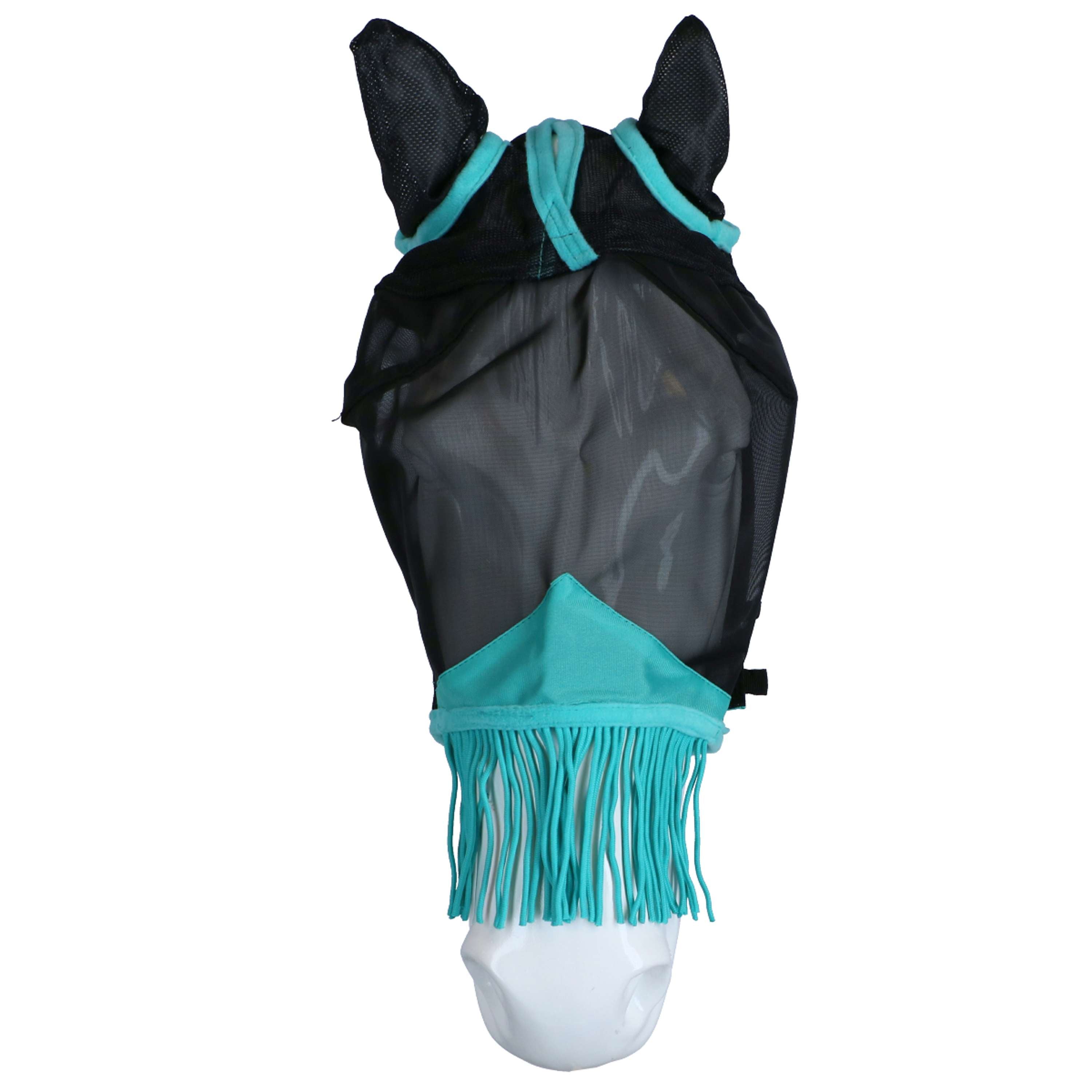 WeatherBeeta Vliegenmasker ComFiTec Deluxe Fine Mesh met Oren en Franj