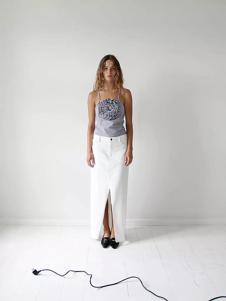 DESIGNERS REMIX Top Cropped Fit HARRIET hellblau