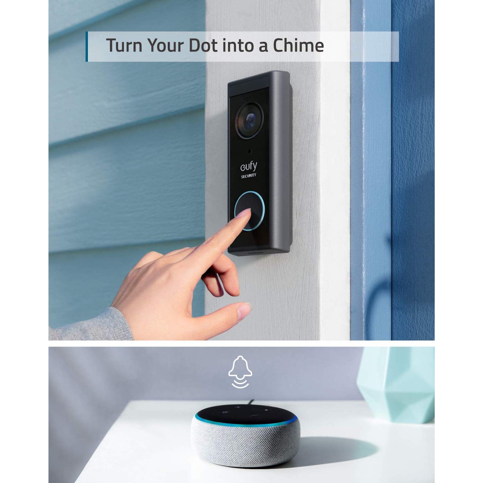 Eufy Video Doorbell 2K med basestasjon