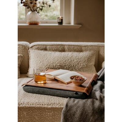Tablett Laptray, Walnuss