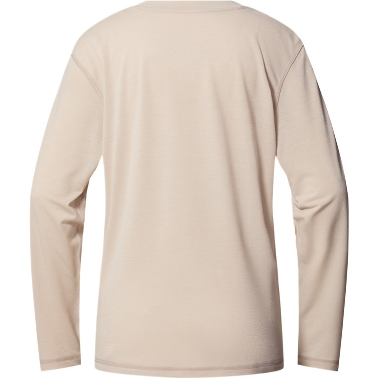 Haglöfs Kaise Wool LS Tee Women Chalk Beige