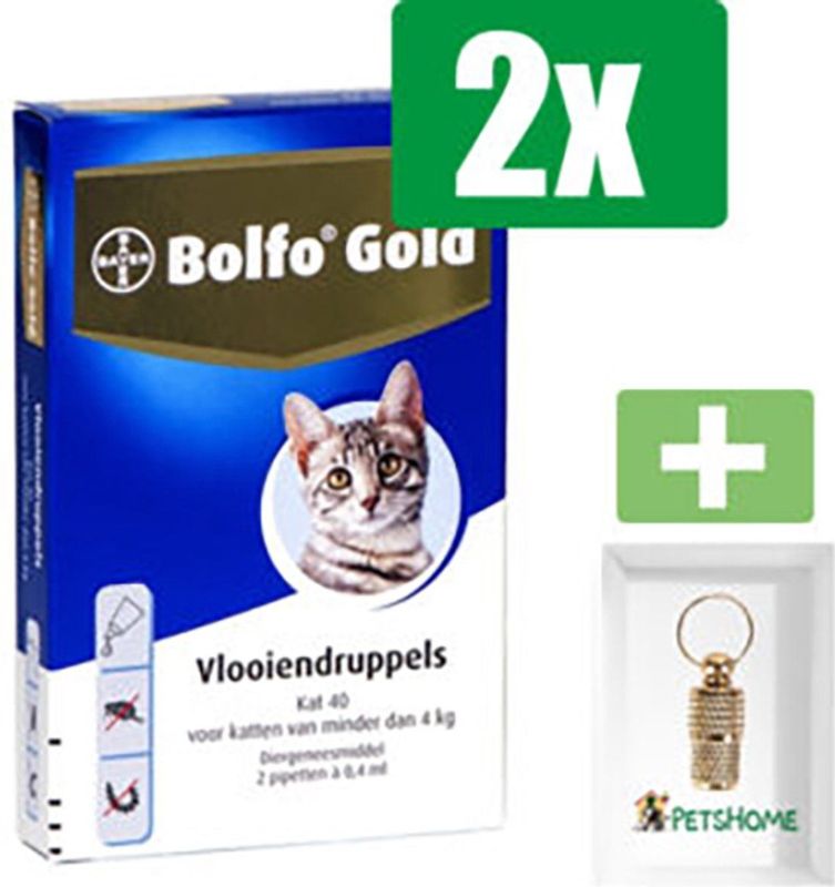 Bolfo Gold® - Vlooienbestrijding - Goud - Metaal