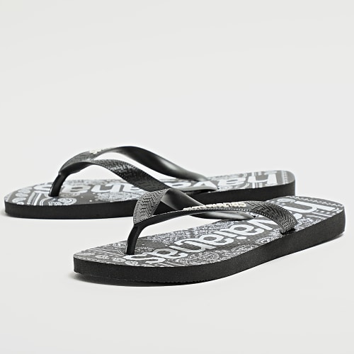 Tongs Top Logo Mania Bandana Noir