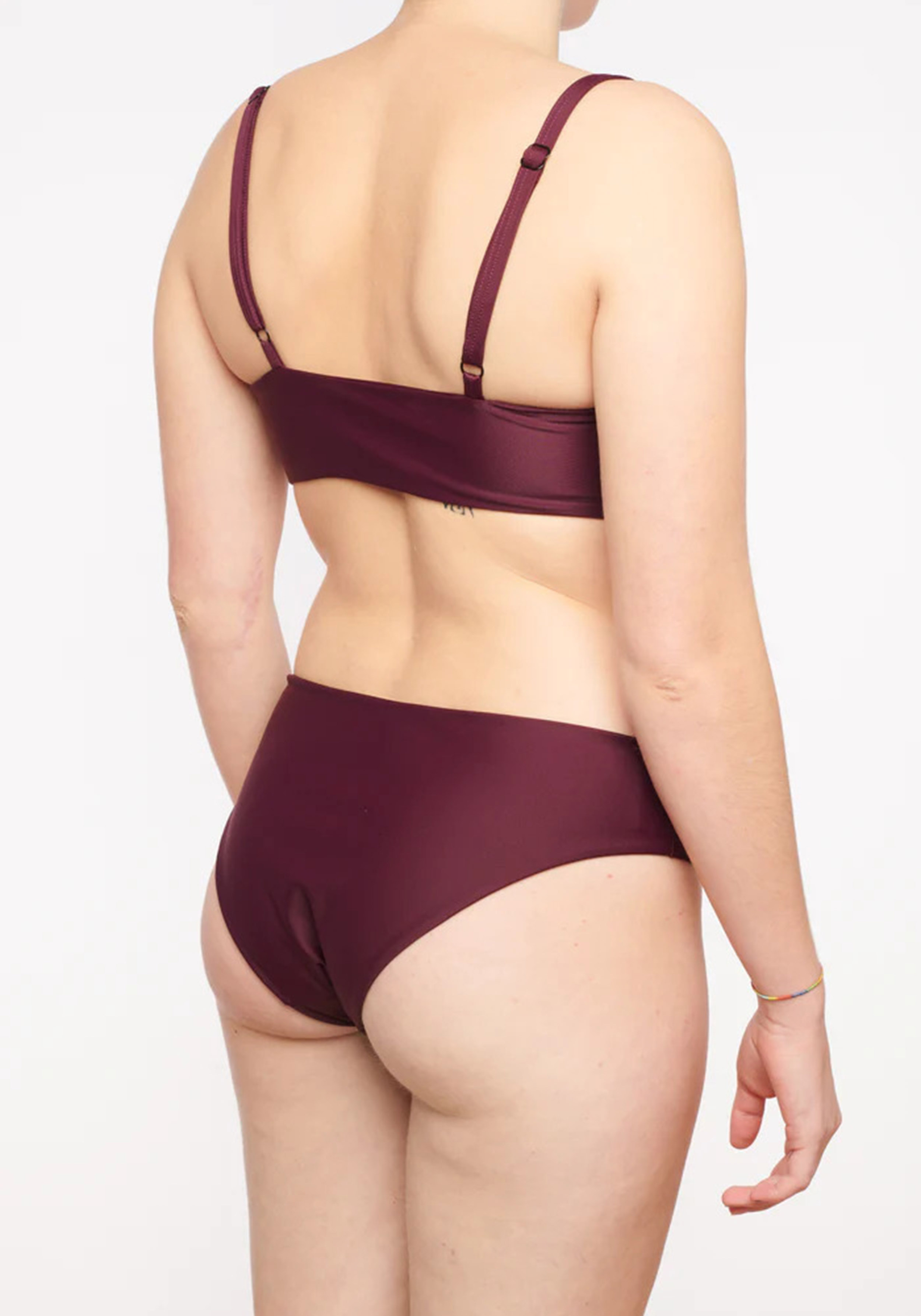 Neumuhle Bikini Bottom Biasca Net-Bikini Aubergine