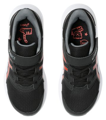 Asics Jolt 4 PS Noir Rouge Enfant