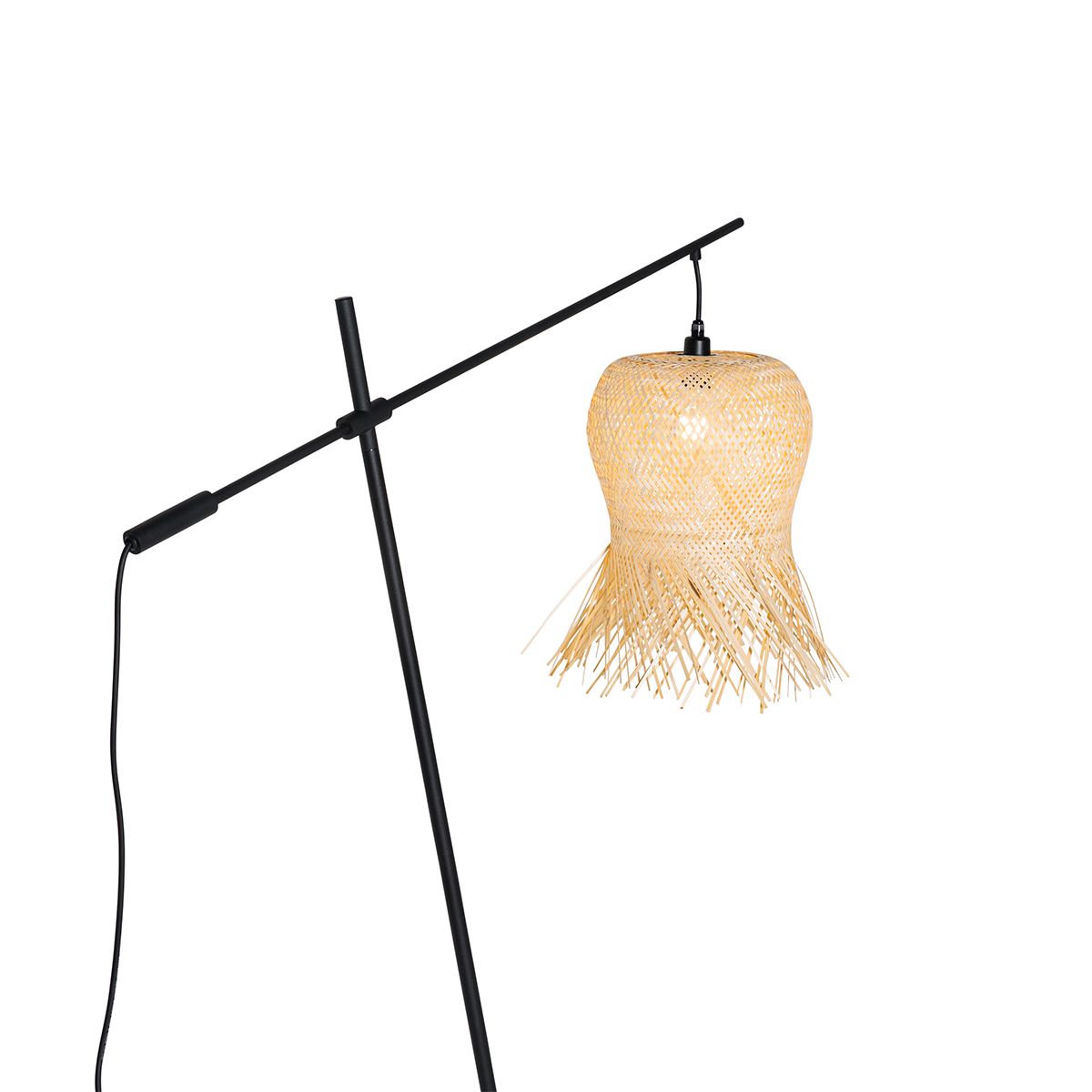 Oosterse buiten vloerlamp bamboe IP44 - Carlos