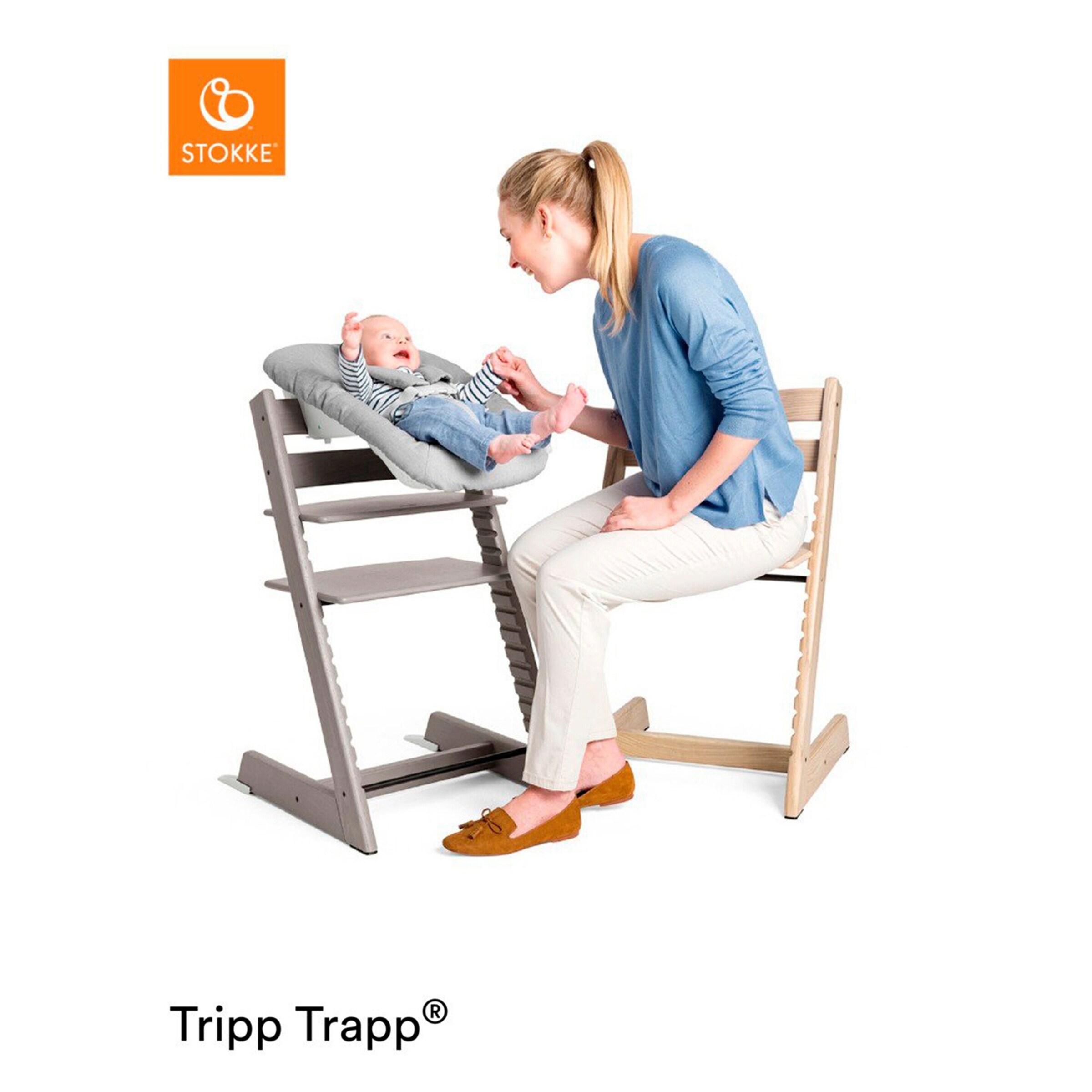 Stokke® - TRIPP TRAPP® Newborn Set Light Grey