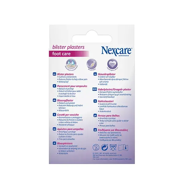Nexcare™ Pansements pour Ampoules Boîte 6 pansements