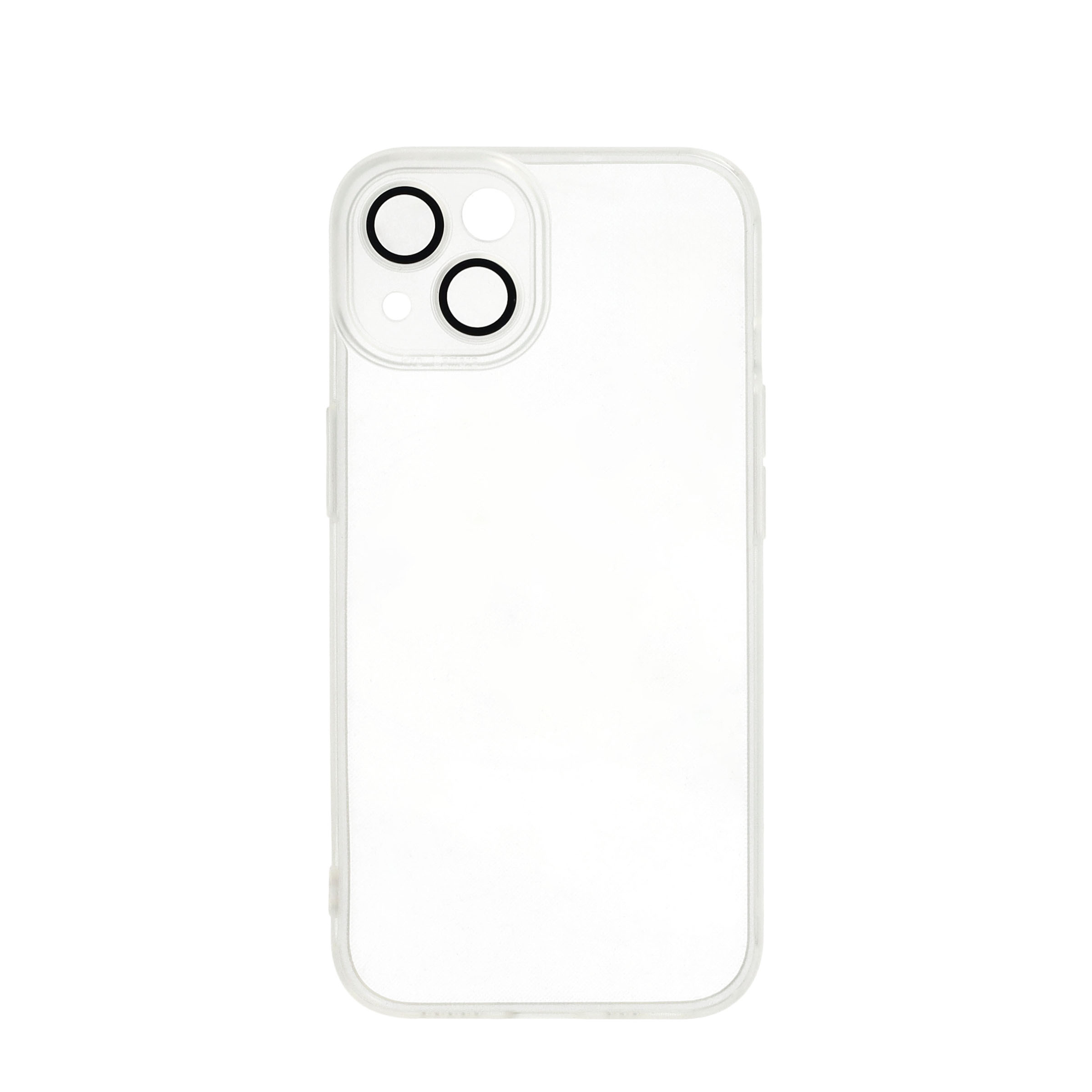 iPhone 13 Gummi Hülle Air Cushion Fallschutz mit Kameraglasschutz - Transparent