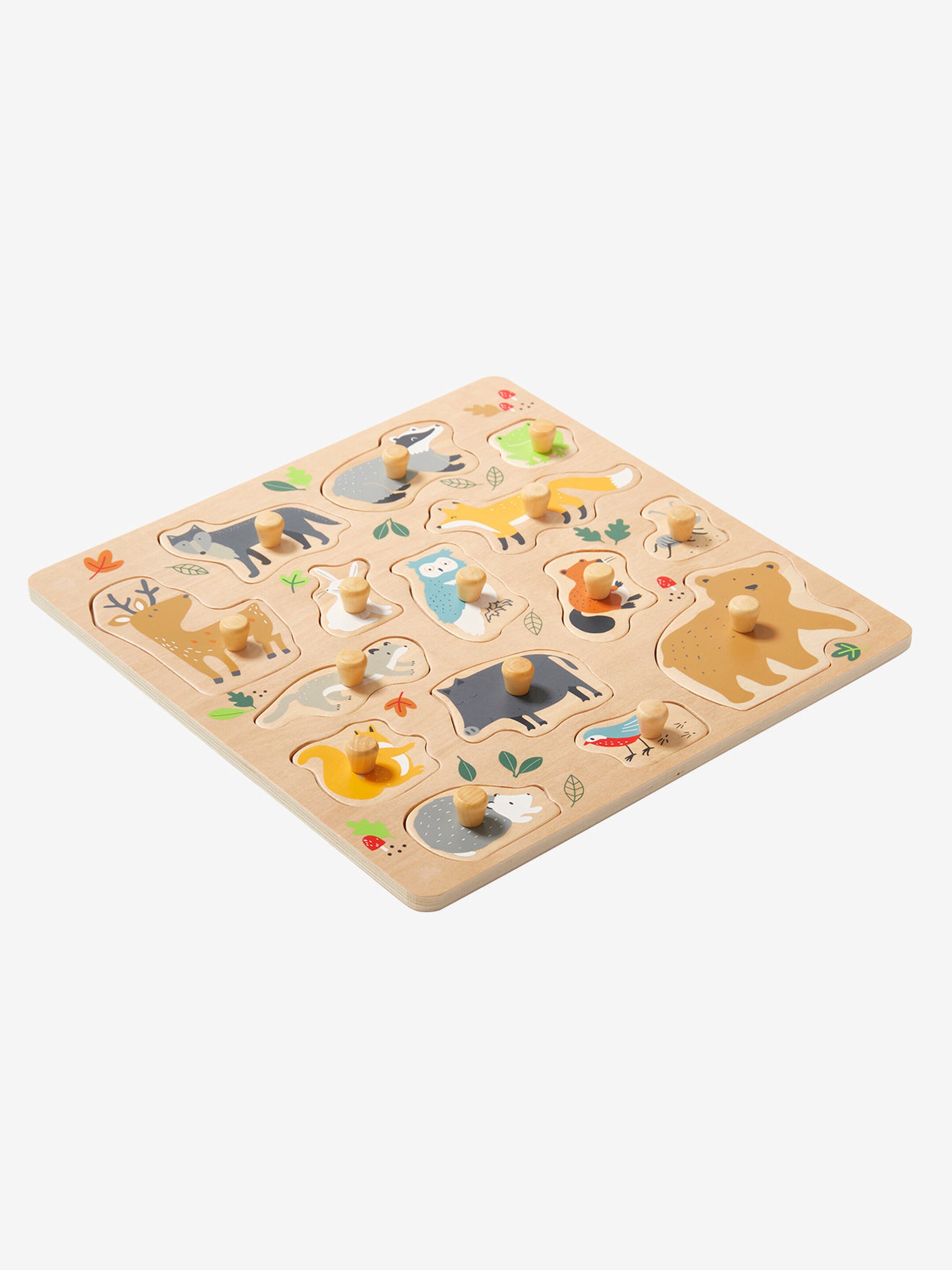 Vertbaudet Baby Steckpuzzle TIERE FSC® mehrfarbig