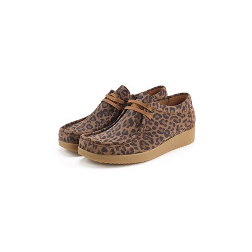 Nature Alba Suede Sko, Leopard, 39