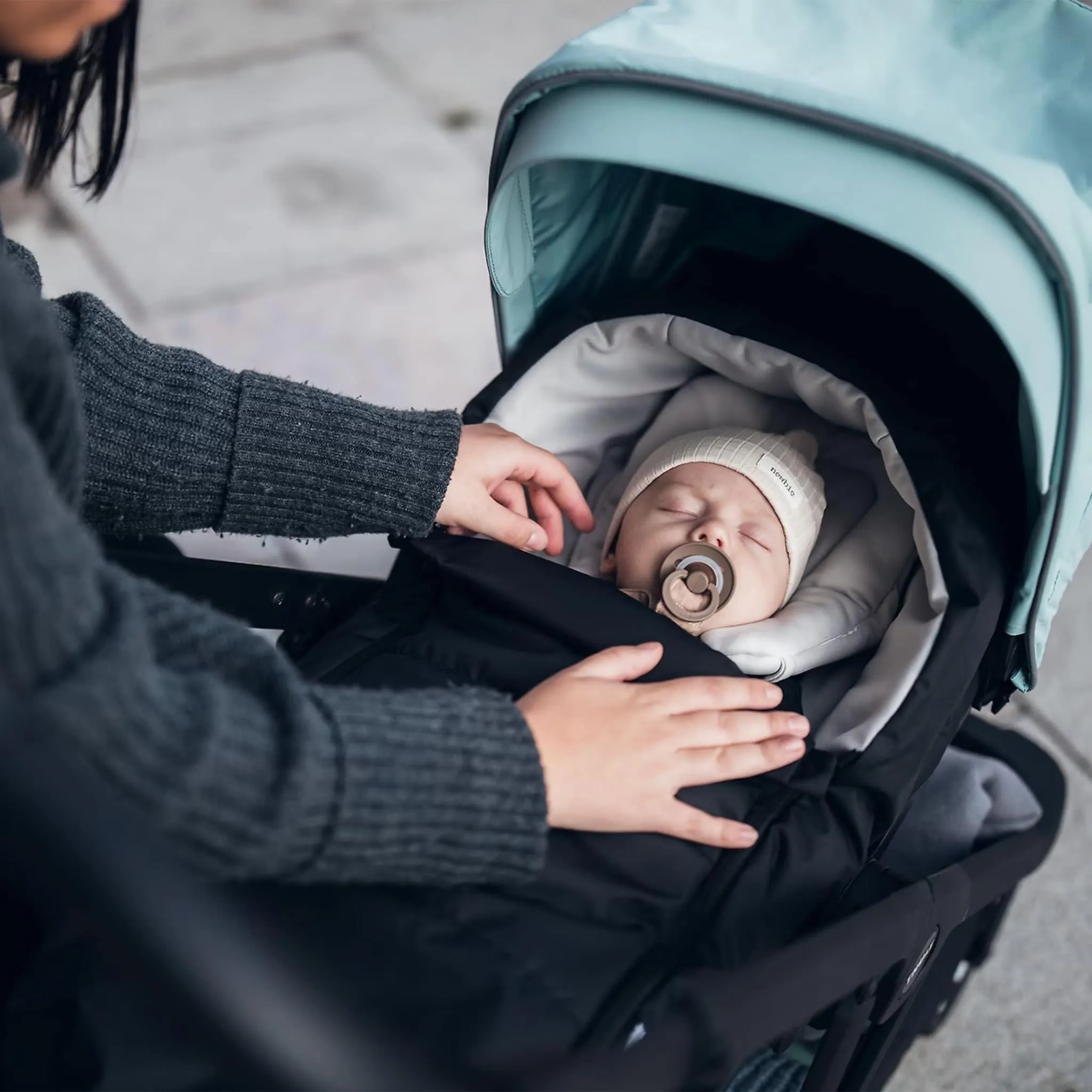 Thule Nid Nouveau-Né pour Poussette Urban Glide  Spring  Shine