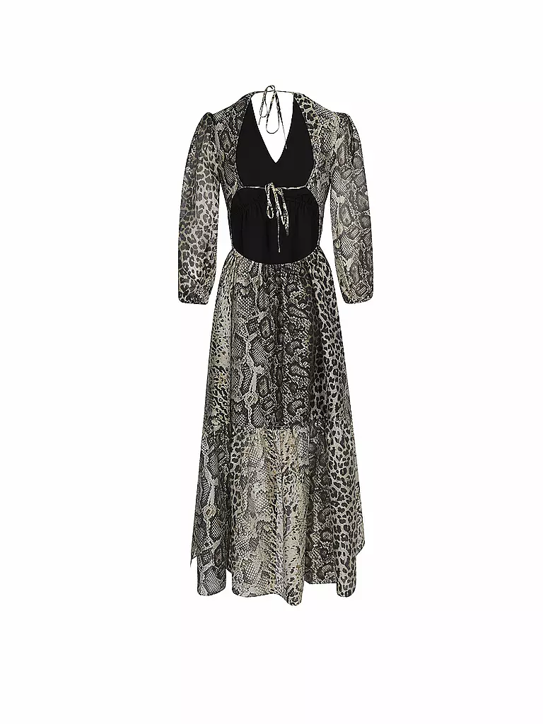 ALLSAINTS Midikleid ROSIA NOCHE  schwarz