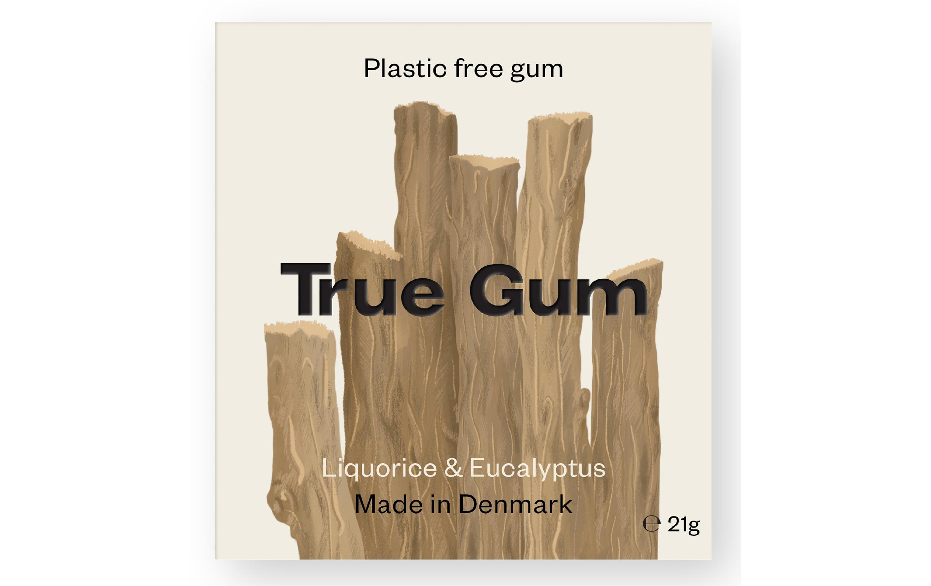 Kaugummi Lakritze & Eukalyptus 21 gVeganer und plastikfreier Kaugummi