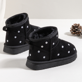 Sweet daisy winter boots - zwart