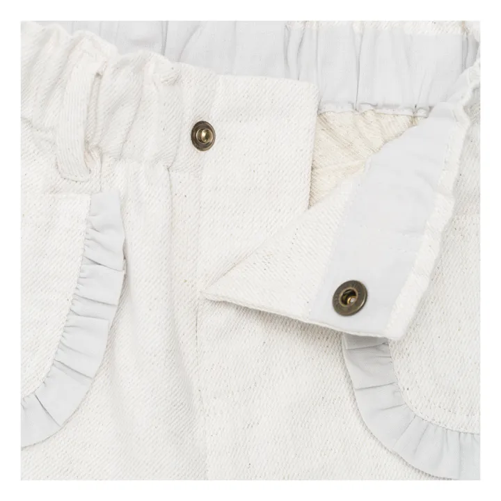 Donsje Pantalon Josefine Coton Bio | Blanc