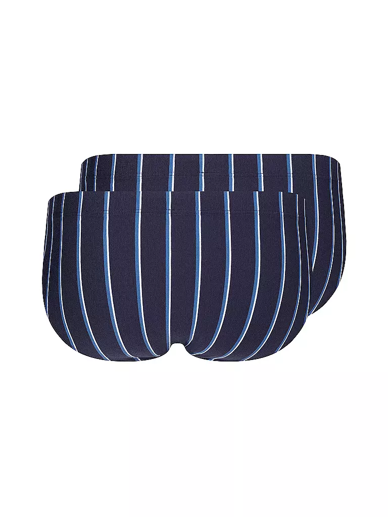 SKINY Brasil Slip 2er Pkg Advantage Men Crownblue Stripe blau