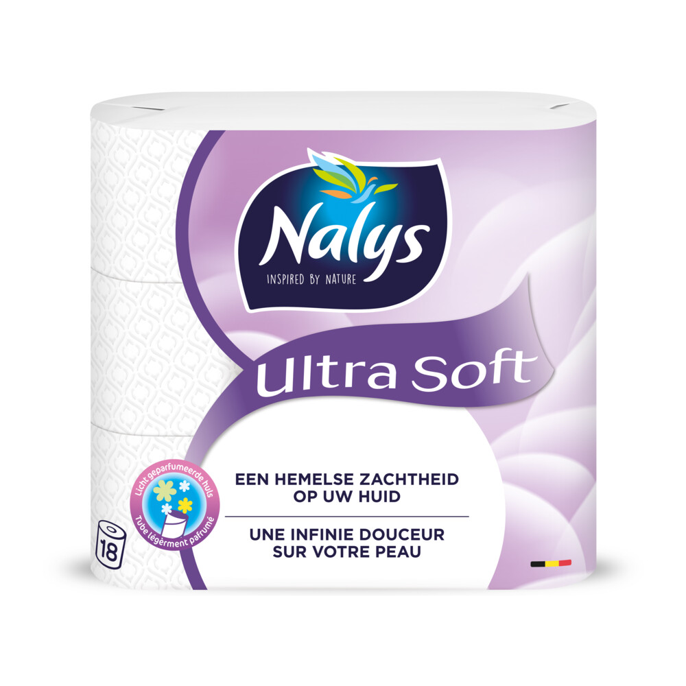 Nalys Ultra Soft Toiletpapier 2-laags18 stuks