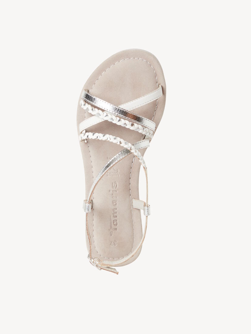 Leren Sandaal - metallic