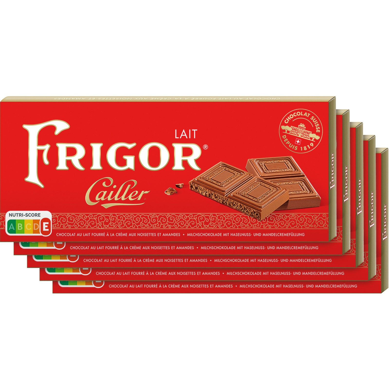 Cailler Frigor Milch 5 x 100 g